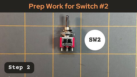 Preparing Switch #2 (SW2) - Step 2 - The Ultimate DIY 3220-Point Breadboard