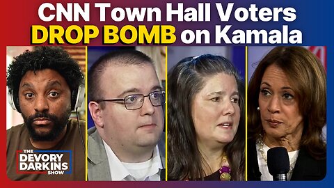 CNN Town Hall Voter DROPS BOMB on Kamala