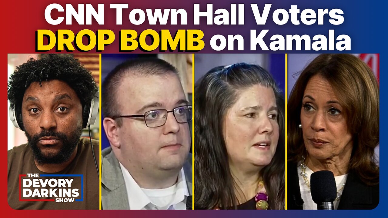 CNN Town Hall Voter DROPS BOMB on Kamala