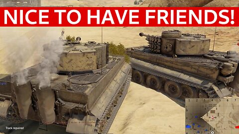 Sometimes a friend makes all the difference... ~ War Thunder Gameplay Germany 6.0