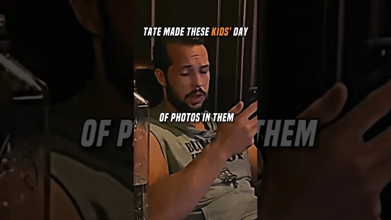 Tate made these kids' day