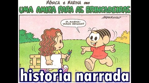 Mônica&Marina em-Uma amiga para as brincadeiras | Gibis do Rapha