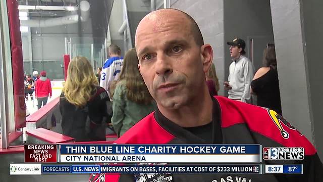 City National Arena hosts Thin Blue Line Charity Game