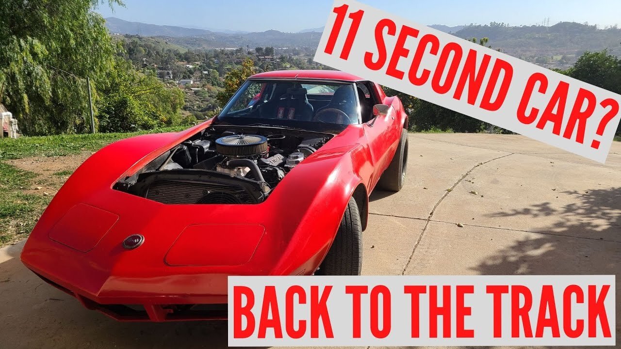 Drag Racing a 73 C3 Corvette with a 500+ HP 383 SBC!