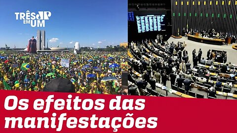 Congresso minimiza efeitos das manifestações