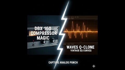 DBX 160 Compressor Magic: Capturing Vintage EQ Curves with Waves Q-Clone