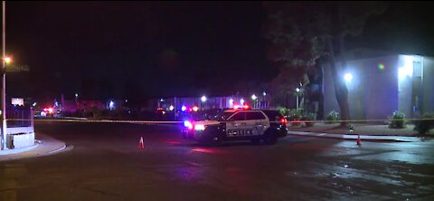 Vegas police investigate shooting in north part of town