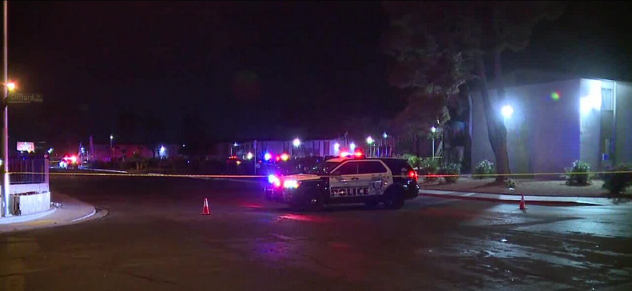 Vegas police investigate shooting in north part of town