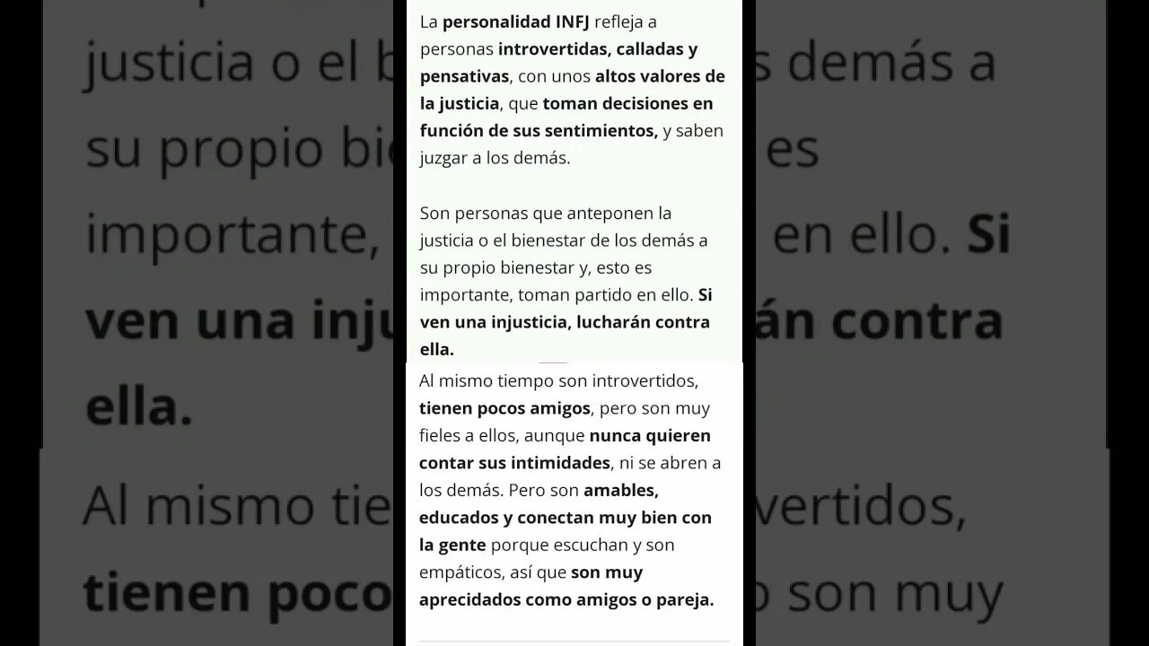 Personalidad INFJ / TitoJuan