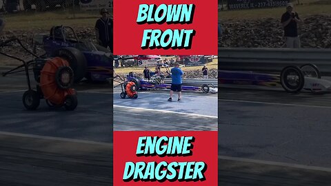Blown Front Engine Dragster Laying Down Some Rubber! #shorts