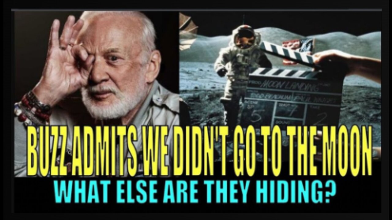 Buzz Admits! We didn't go to the Moon!