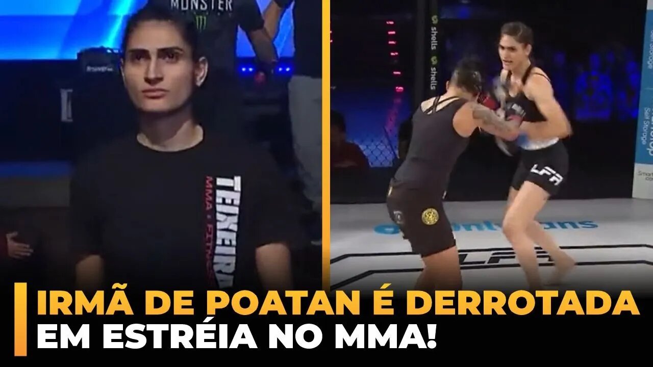 IRMÃ DE ALEX POATAN, ALINE PEREIRA É DERROTADA EM ESTREIA NO MMA!