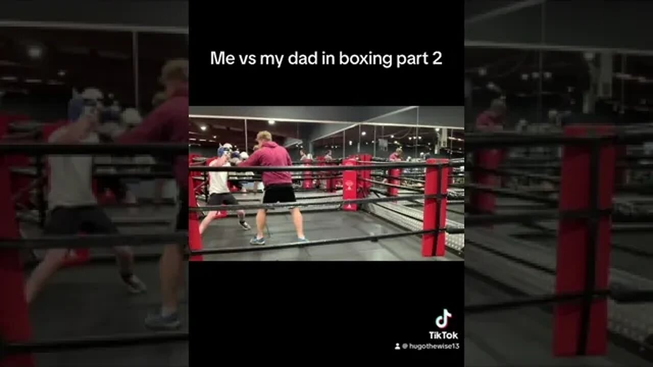 Me vs my dad in boxing part 2 #gym #boxing #fypシ #fypシ゚viral