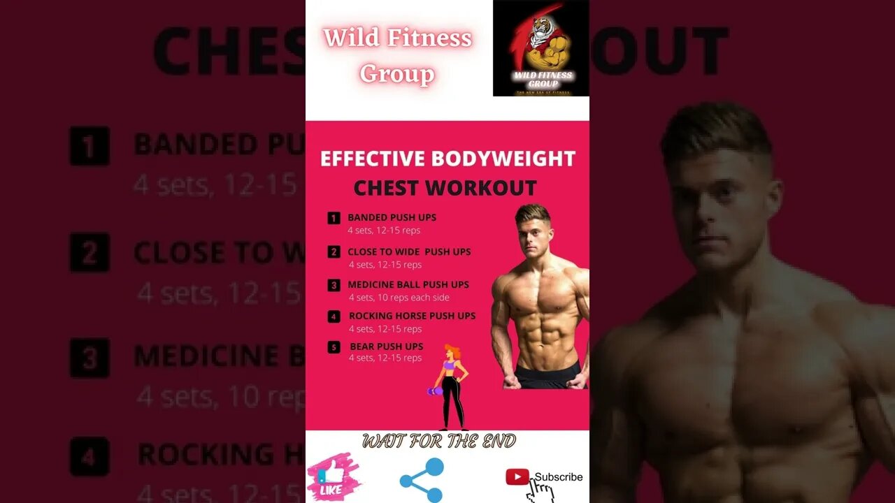 🔥Effective bodyweight chest workout🔥#shorts🔥#wildfitnessgroup🔥24 march 2022🔥