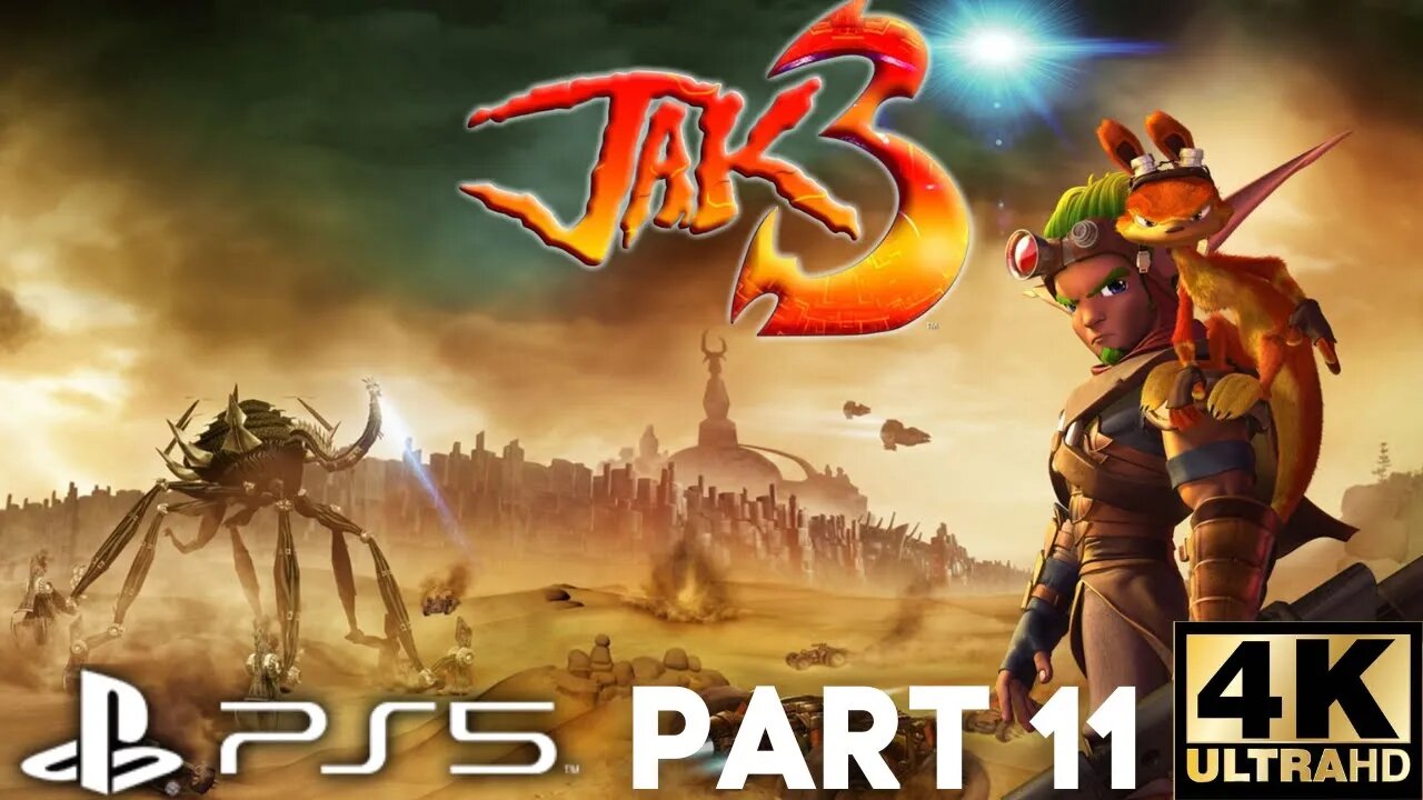 The Last Charge | Jak 3 Gameplay Walkthrough Part 11 | PS5, PS4 | 4K (No Commentary Gaming) ENDING