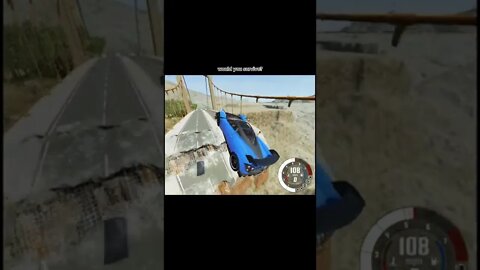 killed and flew / BeamNG DRIVE