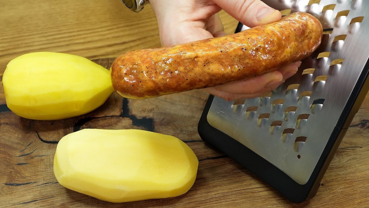 Top recipes with potatoes. Just grate potatoes. Delicious Easy Dinner Recipes. ASMR