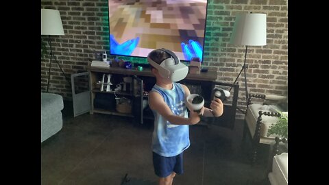 my brother goes crazy in gorila tag oculus quest2