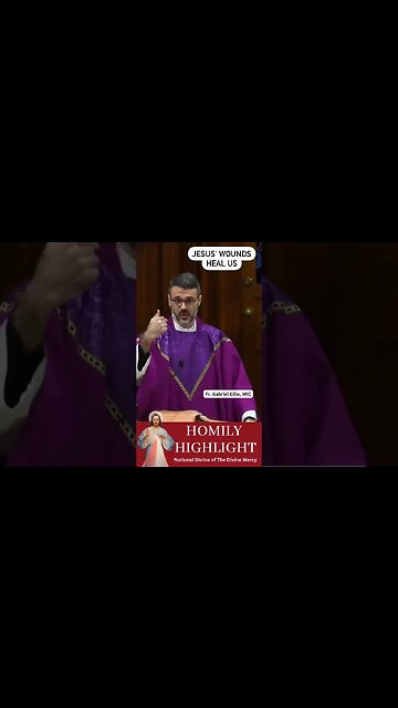 Jesus' wounds heal us. Jesus, I trust in You. #homilyhighlight #divinemercy #shrineofdivinemercy