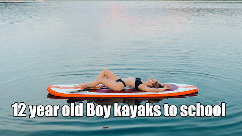 Colorado boy, 12, kayaks to school News Of The Bizarre