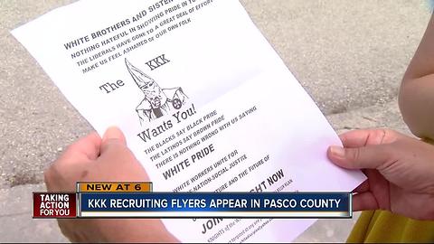 Ku Klux Klan aiming to recruit in Pasco County neighborhood