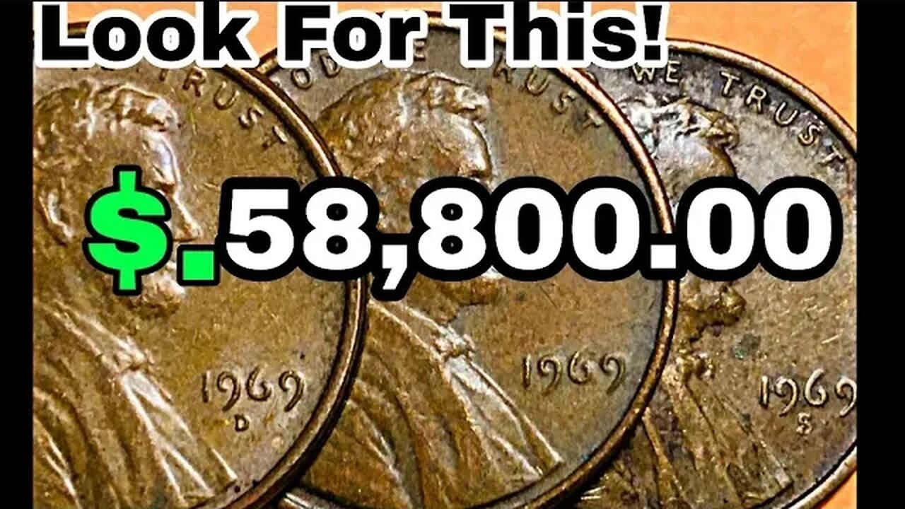 How Much is a 1969 Penny Worth? United States Lincoln One Cent Coins - Lincoln penny!!