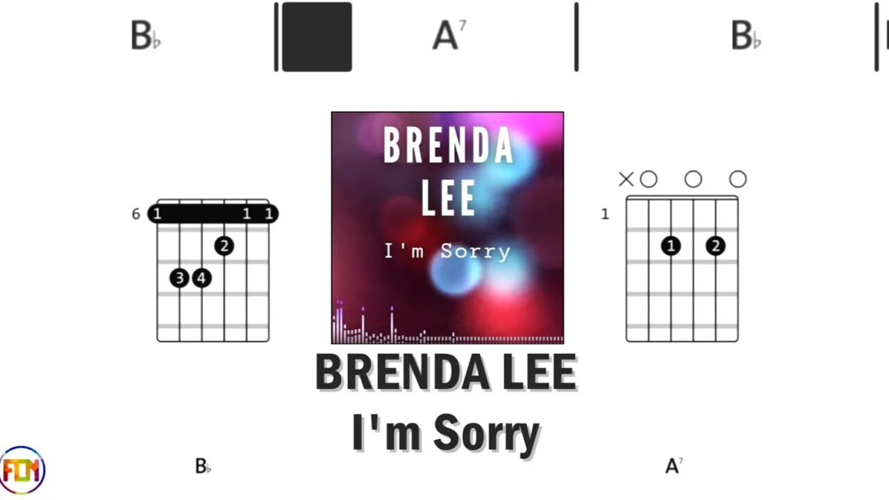 BRENDA LEE I'm Sorry FCN GUITAR CHORDS & LYRICS