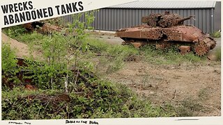 Abandoned Sherman Tanks Ardennes - Battle of the Bulge.