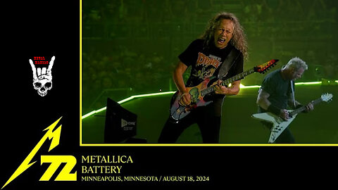 Metallica - Battery (Minneapolis - August 18, 2024)