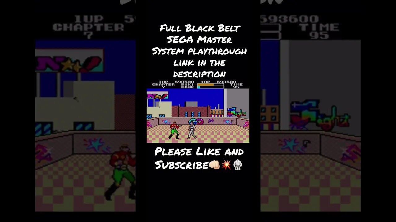 Black Belt Sega Master System Boss Rush🥋