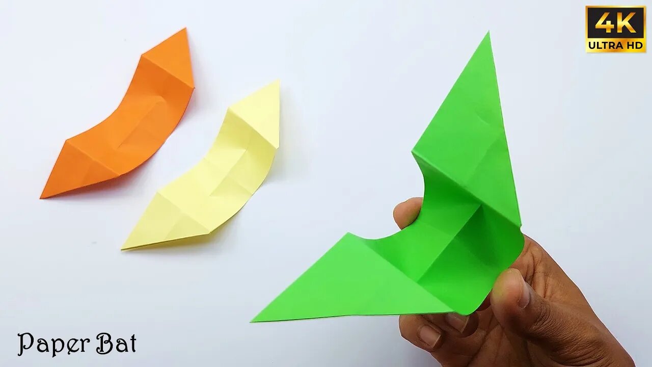 How to Make Flying Paper Bat Step by Step || DIY Paper Toy Making | Easy Paper Crafts