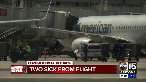 Flight returns to Sky Harbor after two flight attendants felt nauseous after takeoff