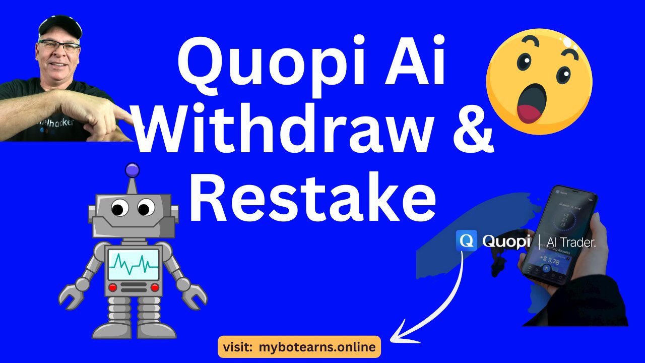 🤣Quopi Ai Bot Trading - How to Withdraw DOGE and Restake