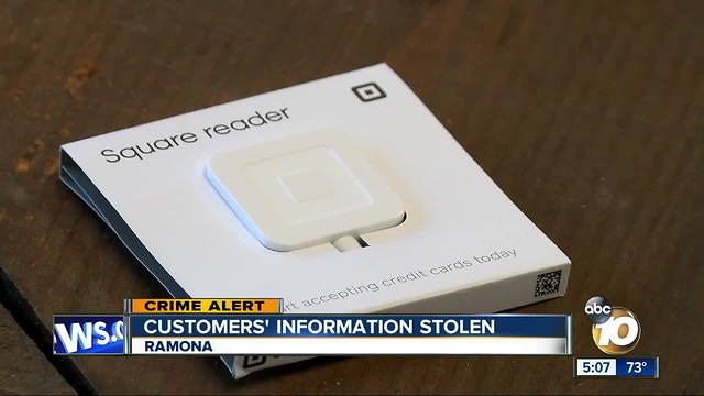 Ramona business robbed, customer data stolen