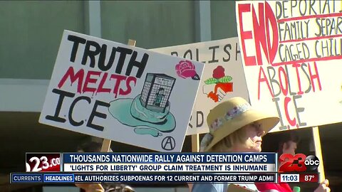 'Lights for liberty' rallies across the nation and in Bakersfield