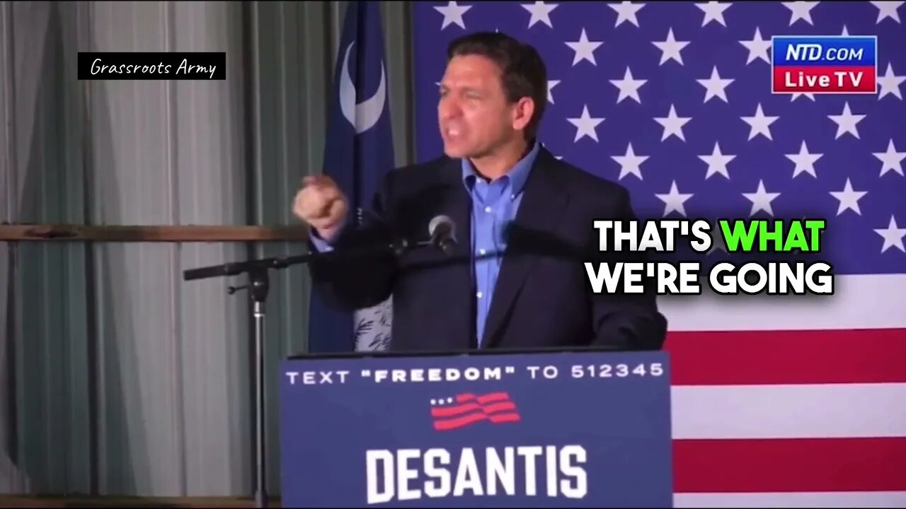 MUST WATCH: Crowd Goes WILD As Ron DeSantis ROASTS An Enraged Leftist Who Disrupted His Speech