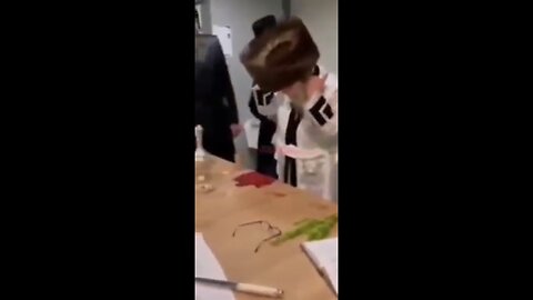 White hat video, Jews playing with someone or something’s blood