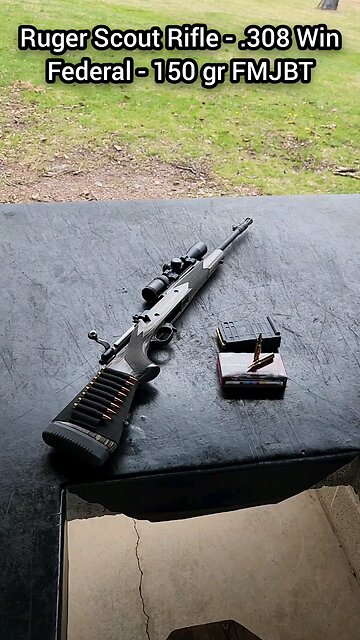 Ruger Scout Rifle - .308 Win Chronograph (Federal 150 gr FMJBT)