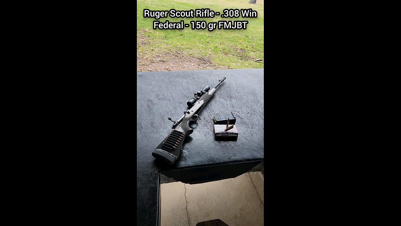 Ruger Scout Rifle - .308 Win Chronograph (Federal 150 gr FMJBT)