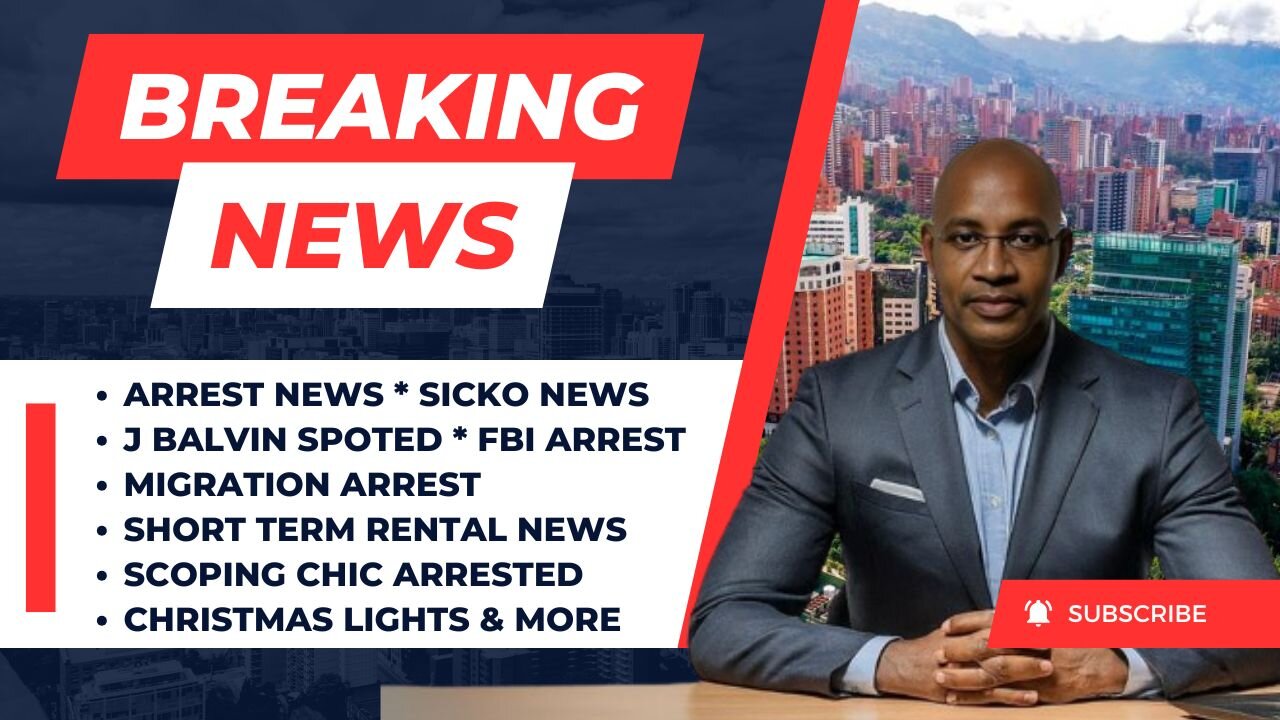 Breaking News in Medellin: FBI Arrests, Christmas Lights Move, J Balvin's Metro Ride, & More!