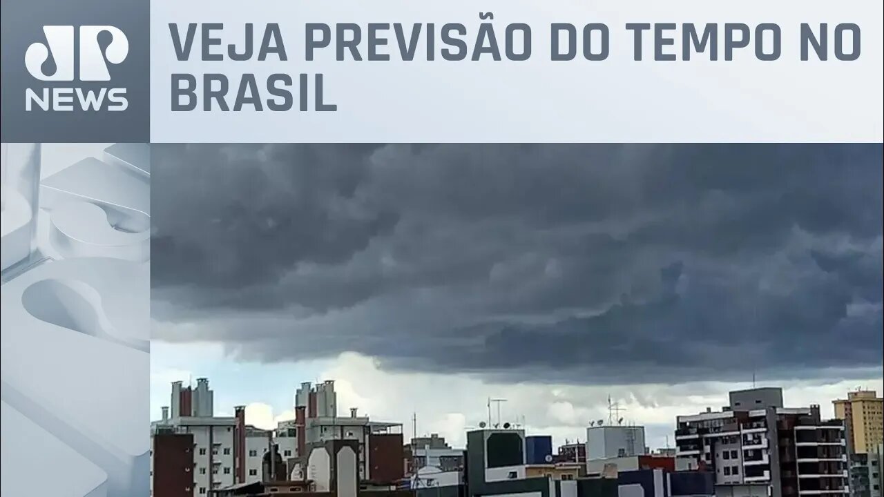 Temporais persistem no Centro-Norte do país nesta quarta-feira (22)