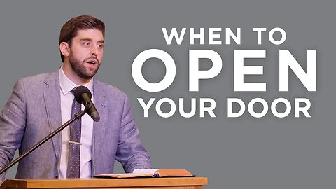 When to Open Your Door | Ben Zornes