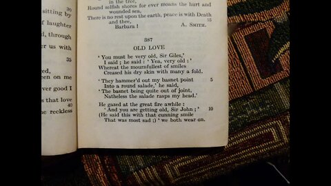 Old Love - W. Morris