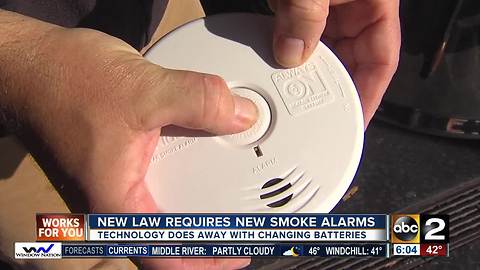 New Maryland law to require new smoke alarms