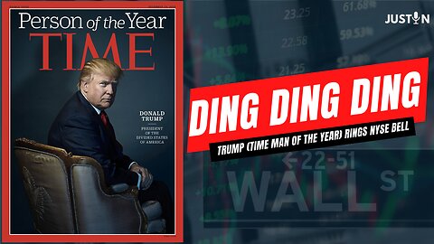 DING DING DING.. WINNING! TIME "Man of the Year," President Trump Rings NYSE Bell