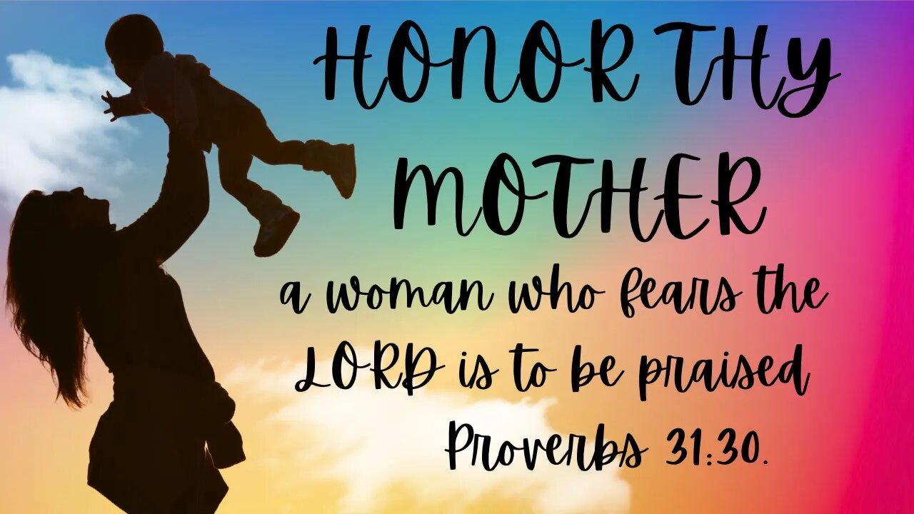 Honor Thy Mother - Ephraim International Ministries Shabbat Service