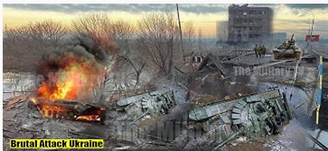 Again!!! Ukrainian Armed Forces destroys dozen Russian tank convoy in over river Siverskyi Donets