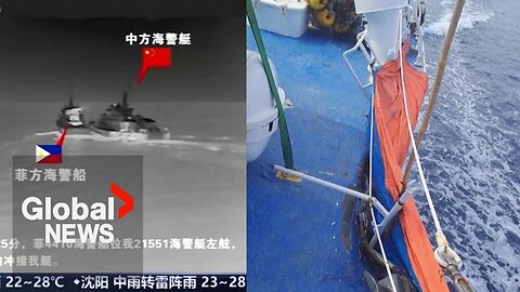 Philippines, China trade accusations after Coast Guard ships collide in South China Sea