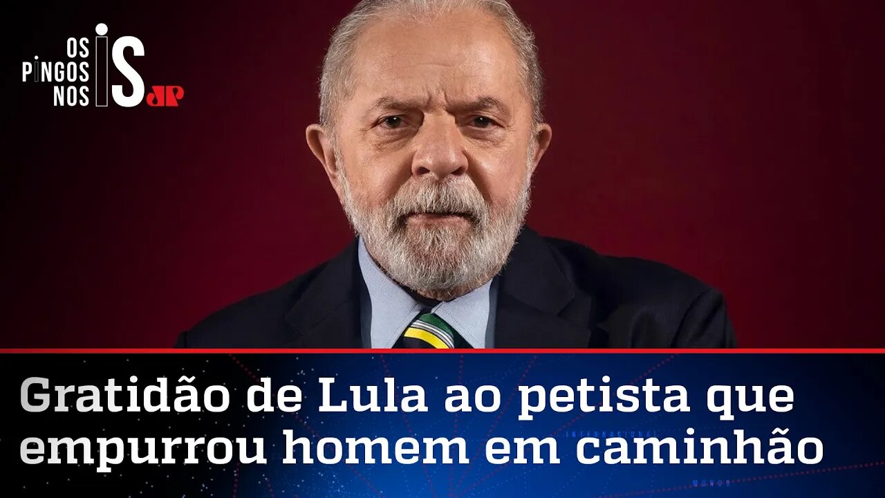 Lula elogia ex-vereador do PT que foi preso por tentativa de homicídio