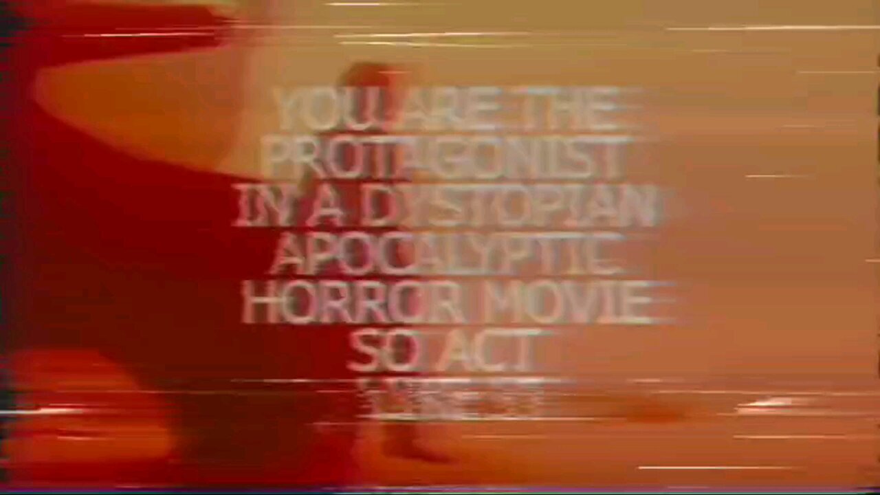 you are the main character. if you die its over. if you win you live forever.